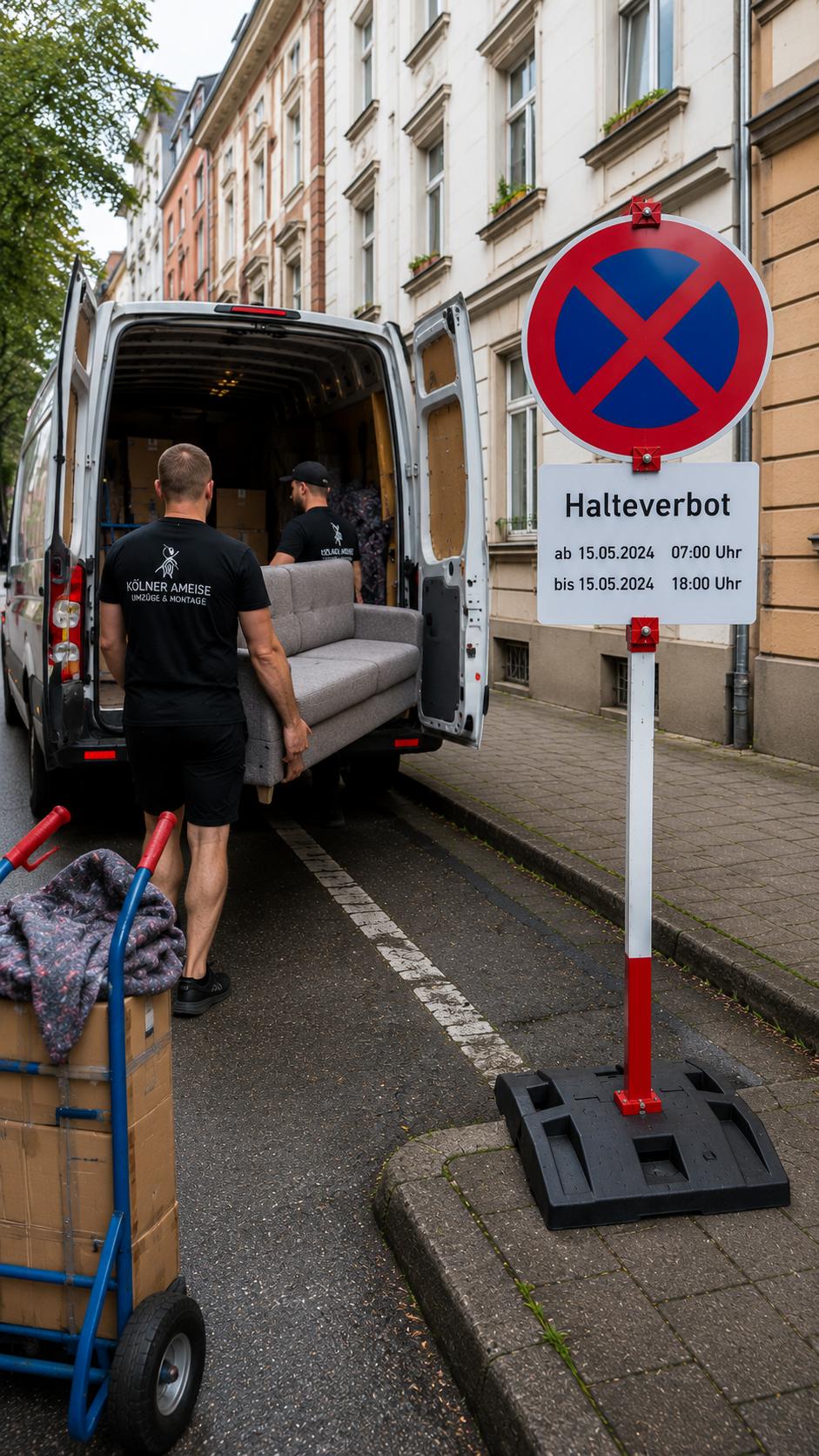 Geschützte Büroeinrichtung für den Transport